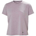 ヘリーハンセン スヴァール ショートスリーブ ベース レイヤー レディース ( Purple Clay ) | HELLY HANSEN Sval Short ...