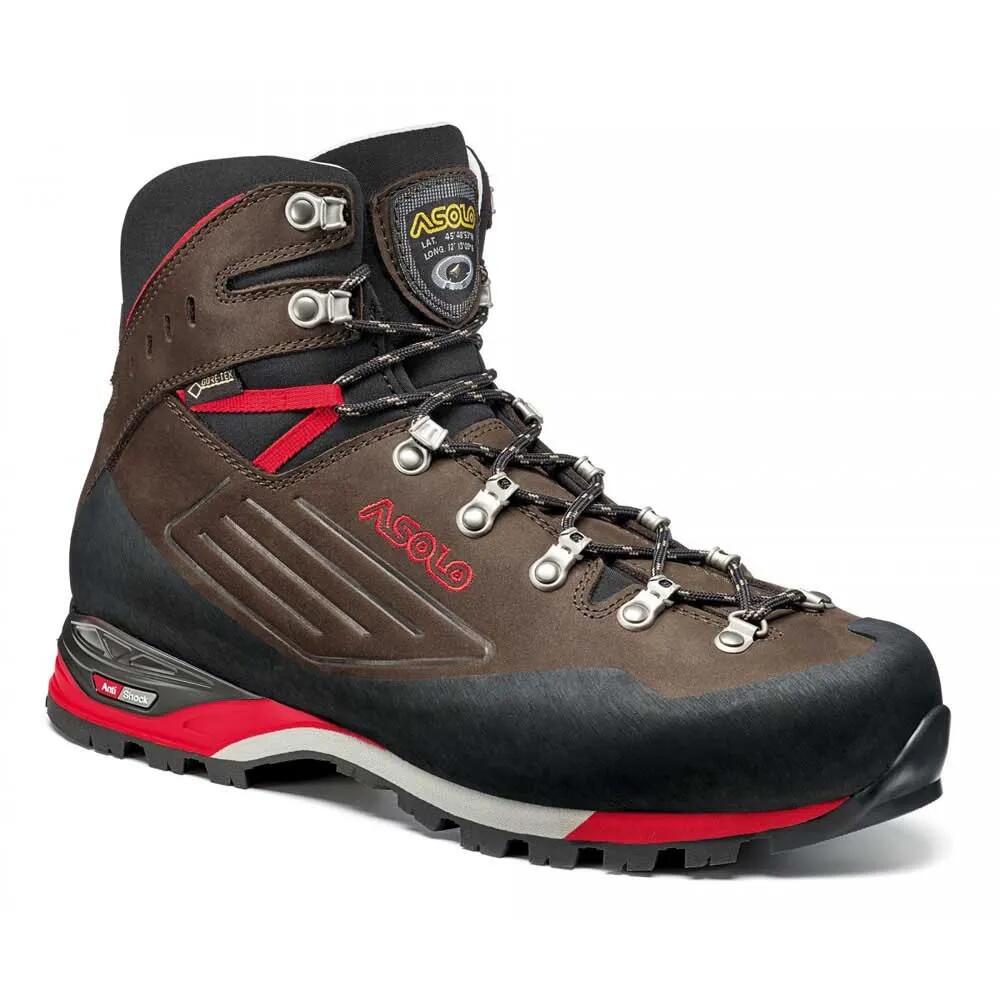 Rakuten - アゾロ スペリオール ゴアテックス ハイキングブーツ （Dark Brown / Red ） | ASOLO Superior gore-tex Hiking Boots [t]