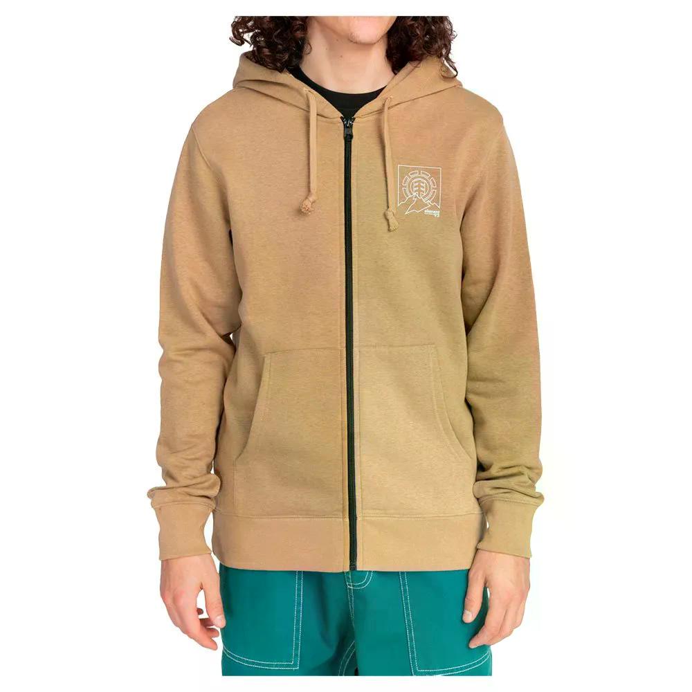 樂天商城 - エレメント アーサ フルジップ スウェットシャツ （ Khaki ） | ELEMENT Ursa full zip sweatshirt [t]