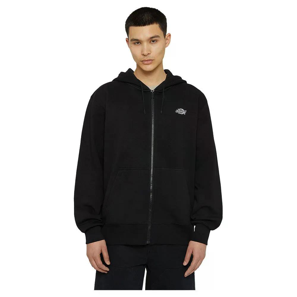 樂天商城 - ディッキーズ サマーデール ジップ スルー スウェットシャツ （ Black ） | DICKIES Summerdale Zip Through sweatshirt [t]
