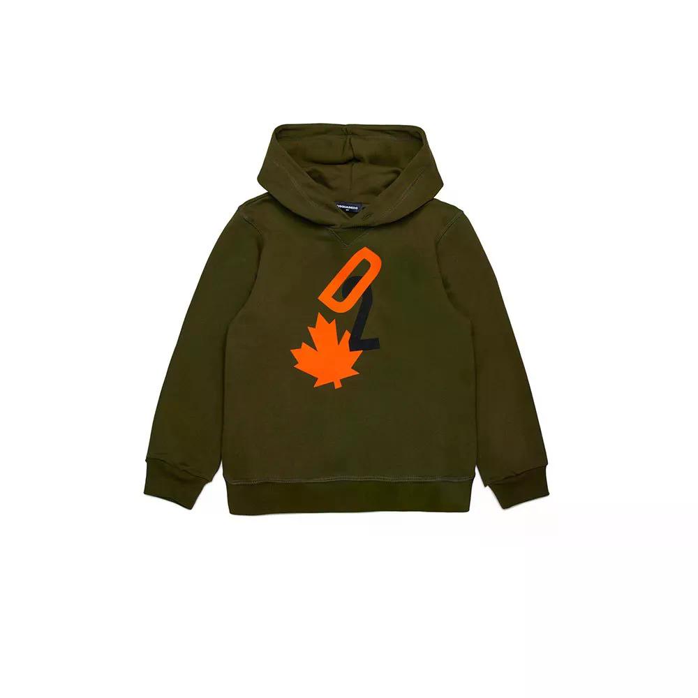 樂天商城 - ディースクエアード2 キッズ DQ2465 キッズ スウェットシャツ （ TarmacGreen ） | DSQUARED2 KIDS DQ2465 Kids sweatshirt [t]