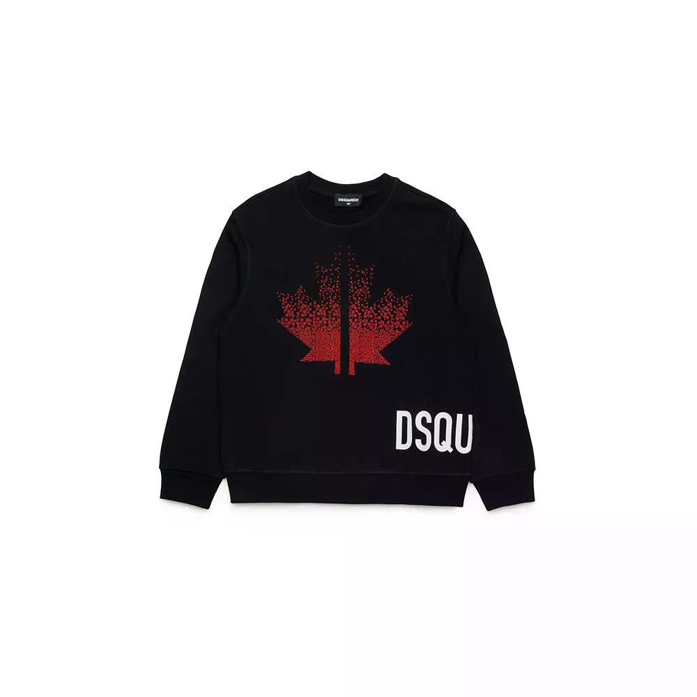 ディースクエアード2 キッズ DQ2538 キッズ スウェットシャツ （ Black ） | DSQUA...
