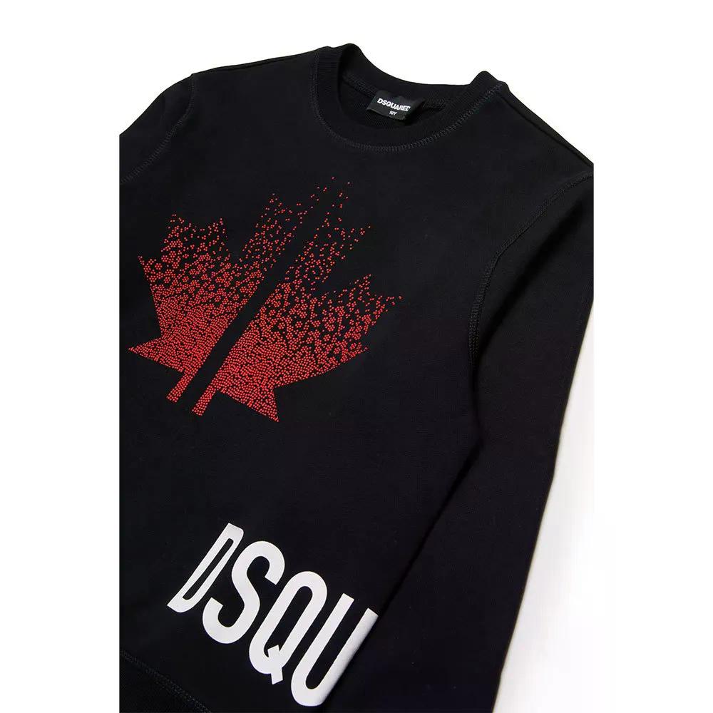 ディースクエアード2 キッズ DQ2538 キッズ スウェットシャツ （ Black ） | DSQUA...