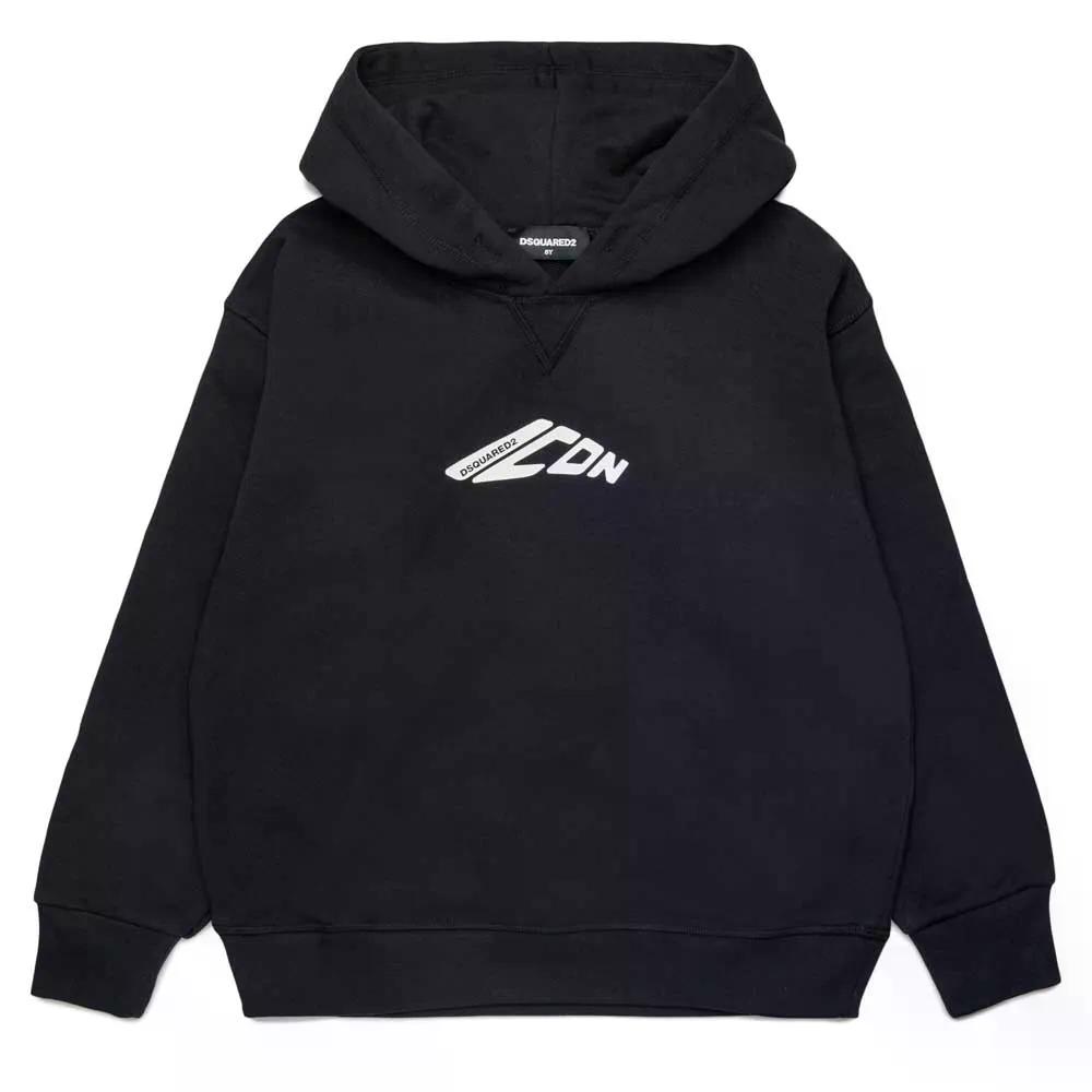 樂天商城 - ディースクエアード2 キッズ DQ2940 キッズ スウェットシャツ （ Black ） | DSQUARED2 KIDS DQ2940 Kids sweatshirt [t]