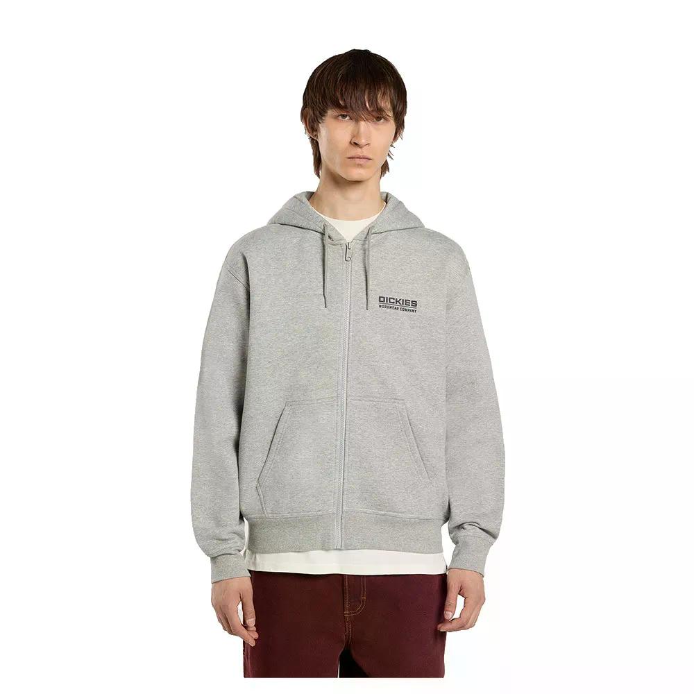 ディッキーズ ボリバー フルジップ スウェットシャツ （ GreyMelange ） | DICKIES Bolivar full zip sweatshirt 