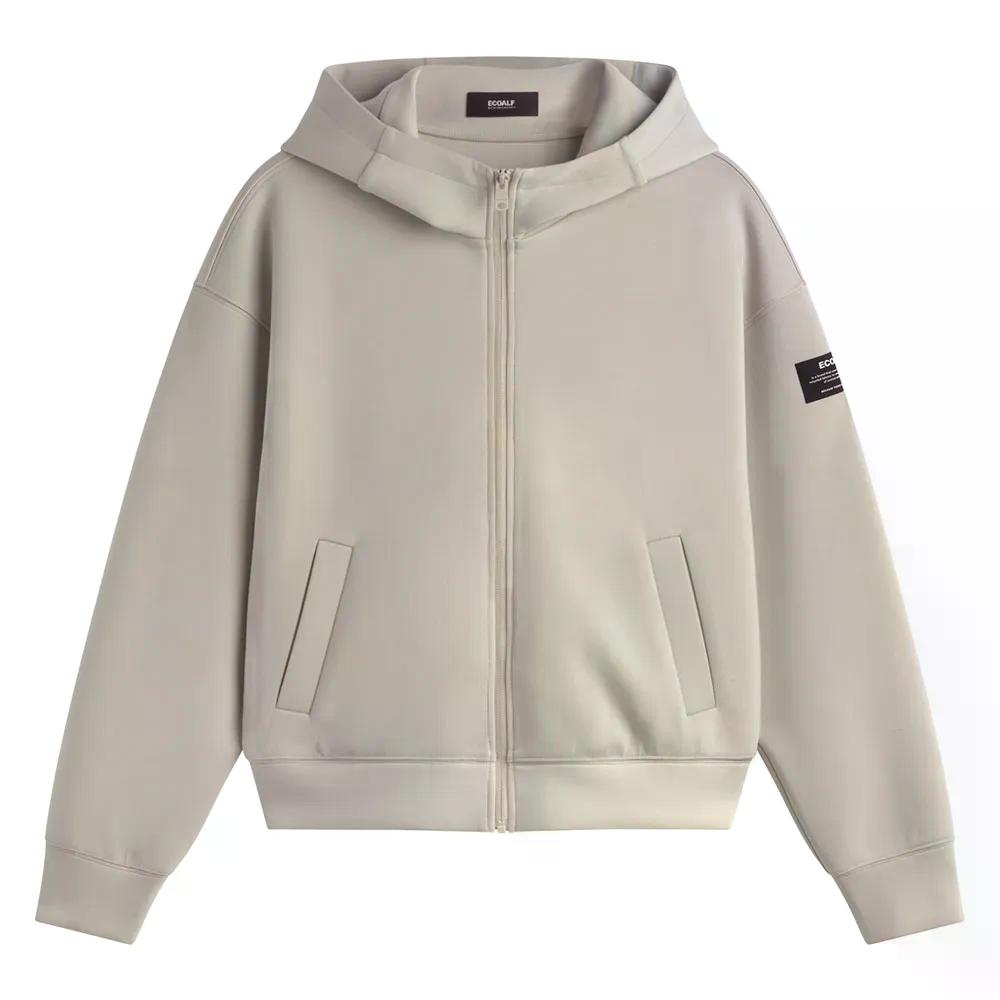 エコアルフ アリカ フルジップ スウェットシャツ レディース （ Oat ） | ECOALF Arica full zip sweatshirt Woman 