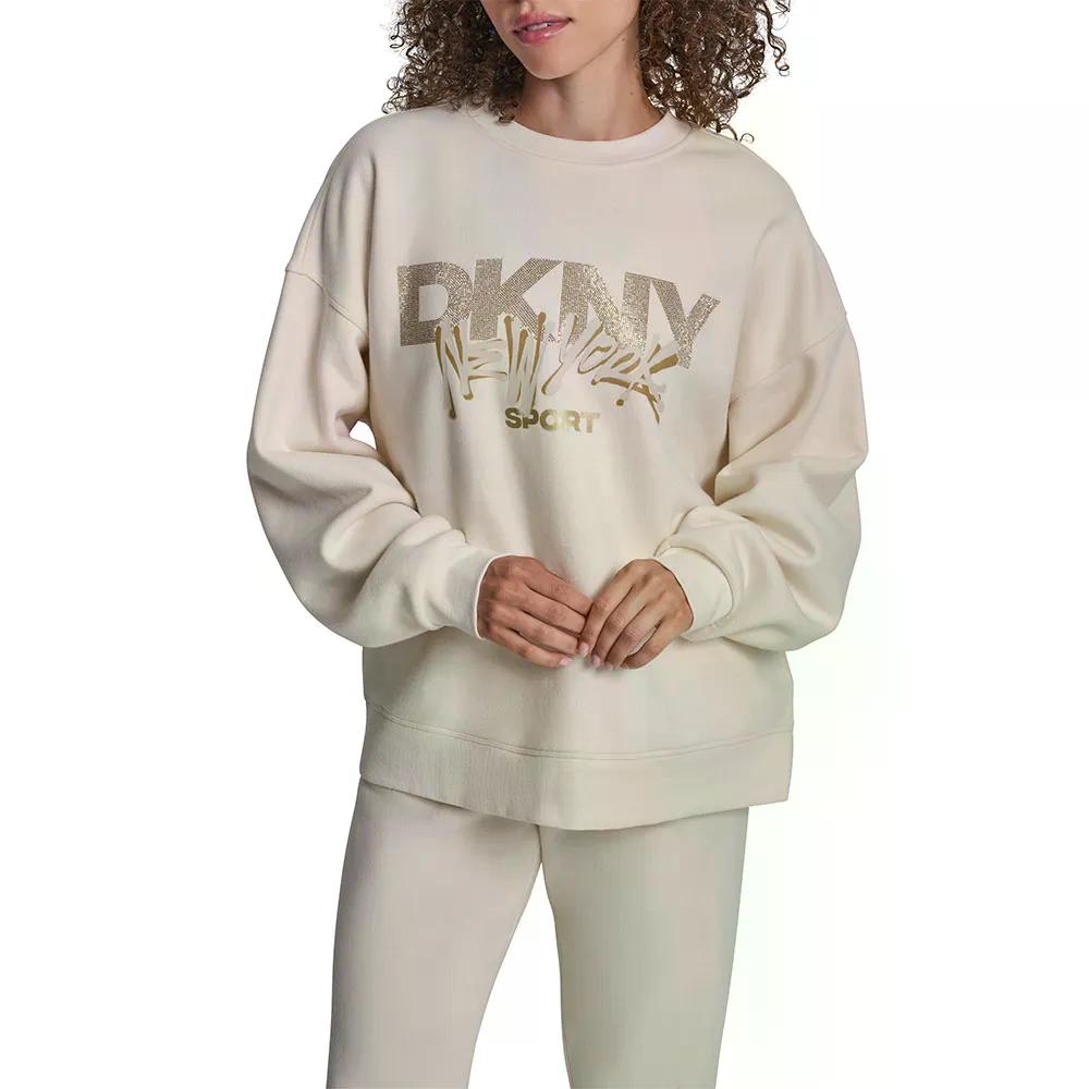 樂天商城 - ディーケーエヌワイ グラフィティ NY スウェットシャツ レディース （ Eggnog/Lt.Gold ） | DKNY Graffity NY sweatshirt Woman [t]