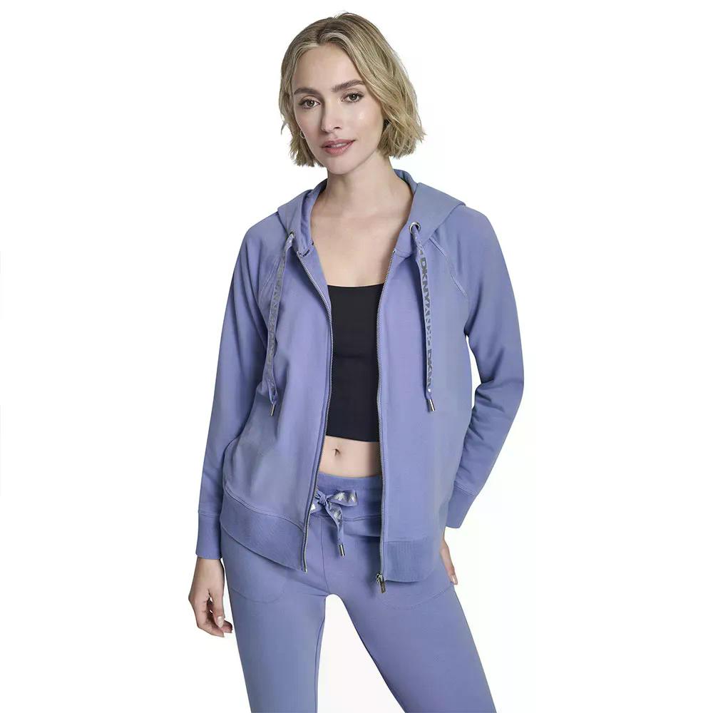 DKNY DP6J9510 full zip sweatshirt （ Bluestone ） [t]