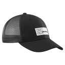 サロモン トラッカ— カーブド キャップ レディース ( Black/Black ) | SALOMON Trucker Curved cap Wo...