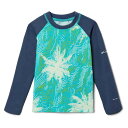 コロンビア サンディショアズ プリントサングアード ジュニア ロングスリーブ Tシャツ ( BrightAquaTop ) | COLUMBIA Sandy S...