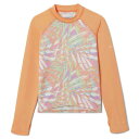 コロンビア サンディショアズ プリントサングアード ジュニア ロングスリーブ Tシャツ ( PeachDyePalms ) | COLUMBIA Sandy S...