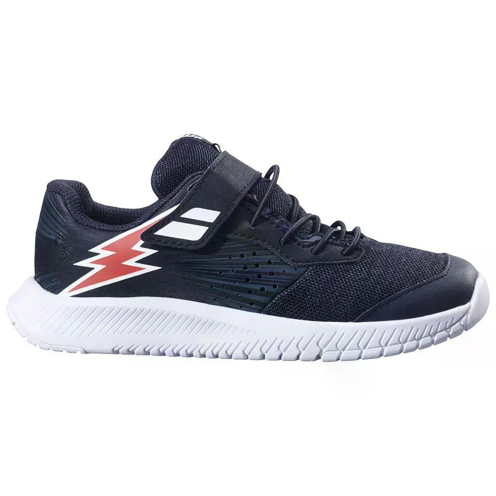 Rakuten - バボラ パルション オールコート テニスシューズ ボーイズ （ Black/FiestaRed ） | BABOLAT Pulsion All Court Tennis Shoes Boys [t]