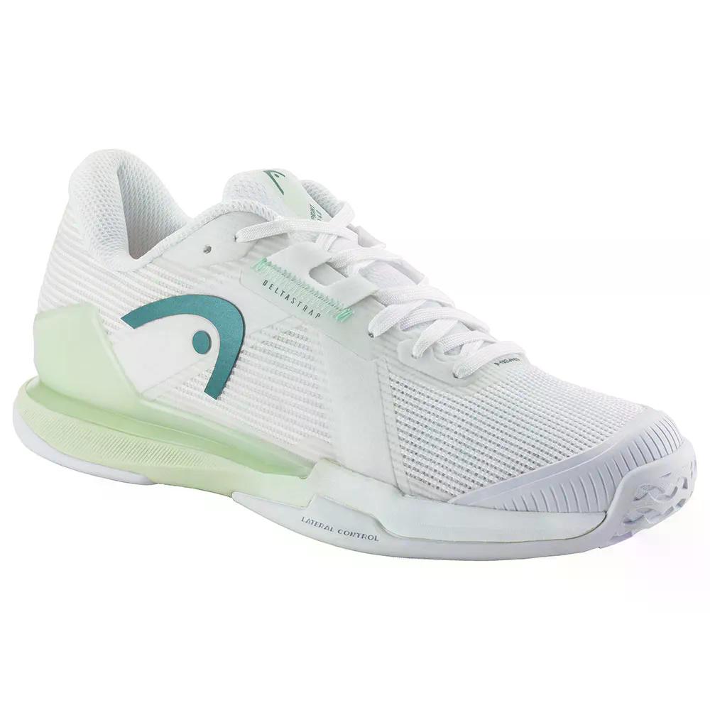 Rakuten - ヘッド スプリント プロ 4.0 オールコート テニスシューズ ウィメンズ （ White/LightGreen ） | HEAD Sprint Pro 4.0 All Court Tennis Shoes woman [t]
