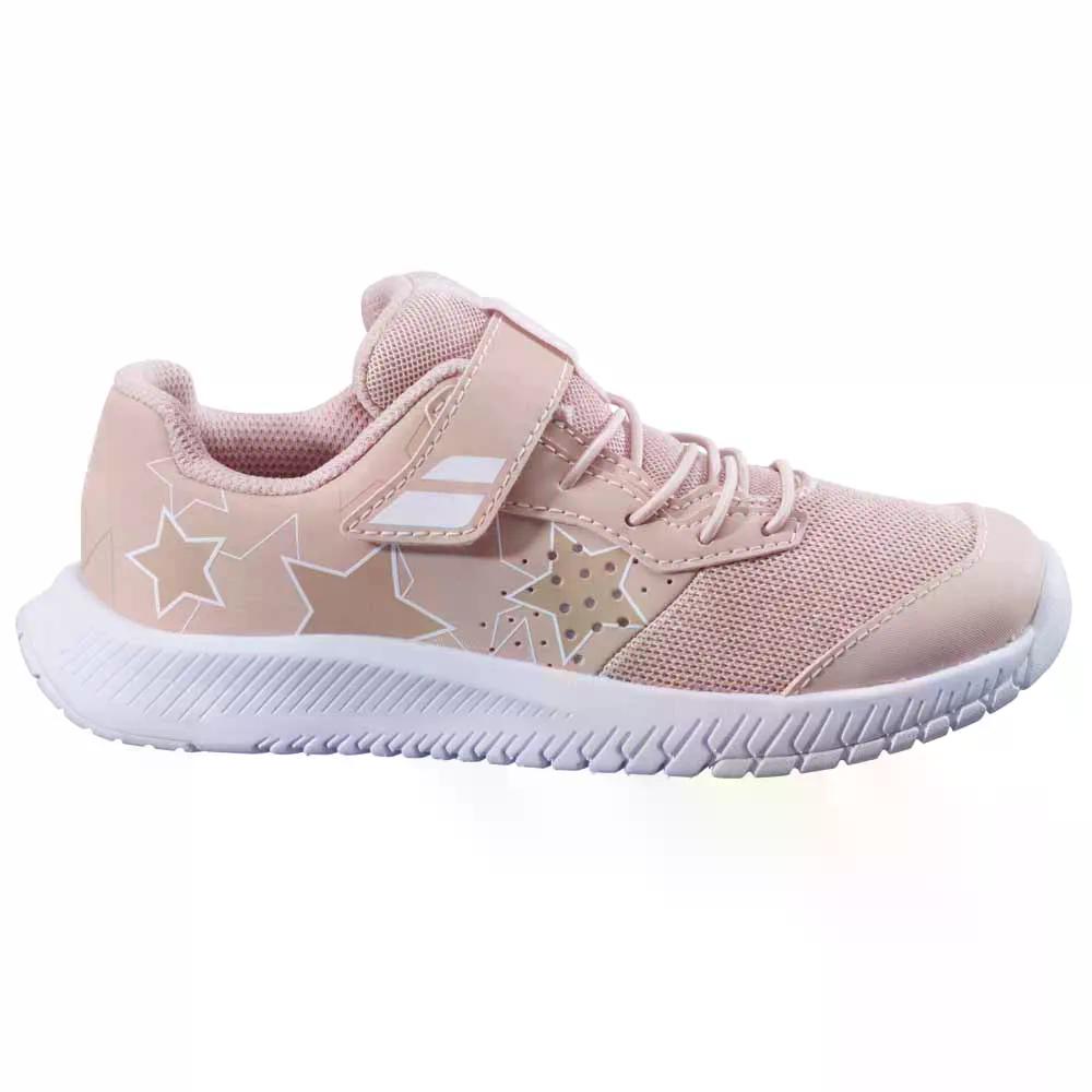 バボラ パルション オールコート テニスシューズ ガールズ （ EveningSand ） | BABOLAT Pulsion All Court Tennis Shoes Girls [t]