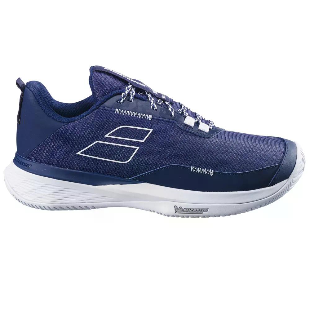 樂天商城 - BABOLAT Sfx evo すべてのコートシューズ （ DarkBlue/White ） [t]