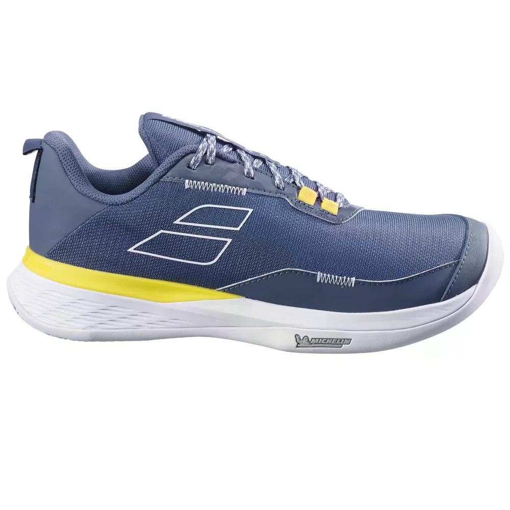 バボラ SFX エボ クレーコート テニスシューズ （ DarkGrey/White ） | BABOLAT SFX Evo Clay Court Tennis Shoes [t]