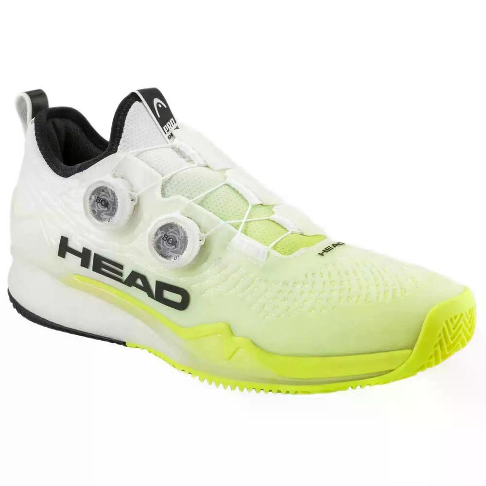 Rakuten - ヘッド エンデュア プロ BOA クレーコート テニスシューズ （ White/Yellow ） | HEAD Endure Pro BOA Clay Court Tennis Shoes [t]