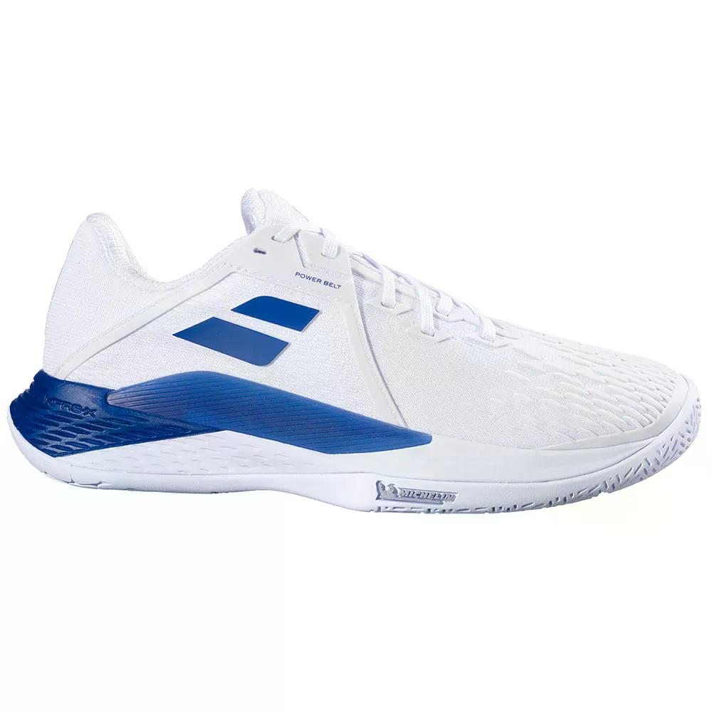 Rakuten - バボラ プロパルス フューリー 3 オールコート テニスシューズ （ White/DarkBlue ） | BABOLAT Propulse Fury 3 All Court Tennis Shoes [t]
