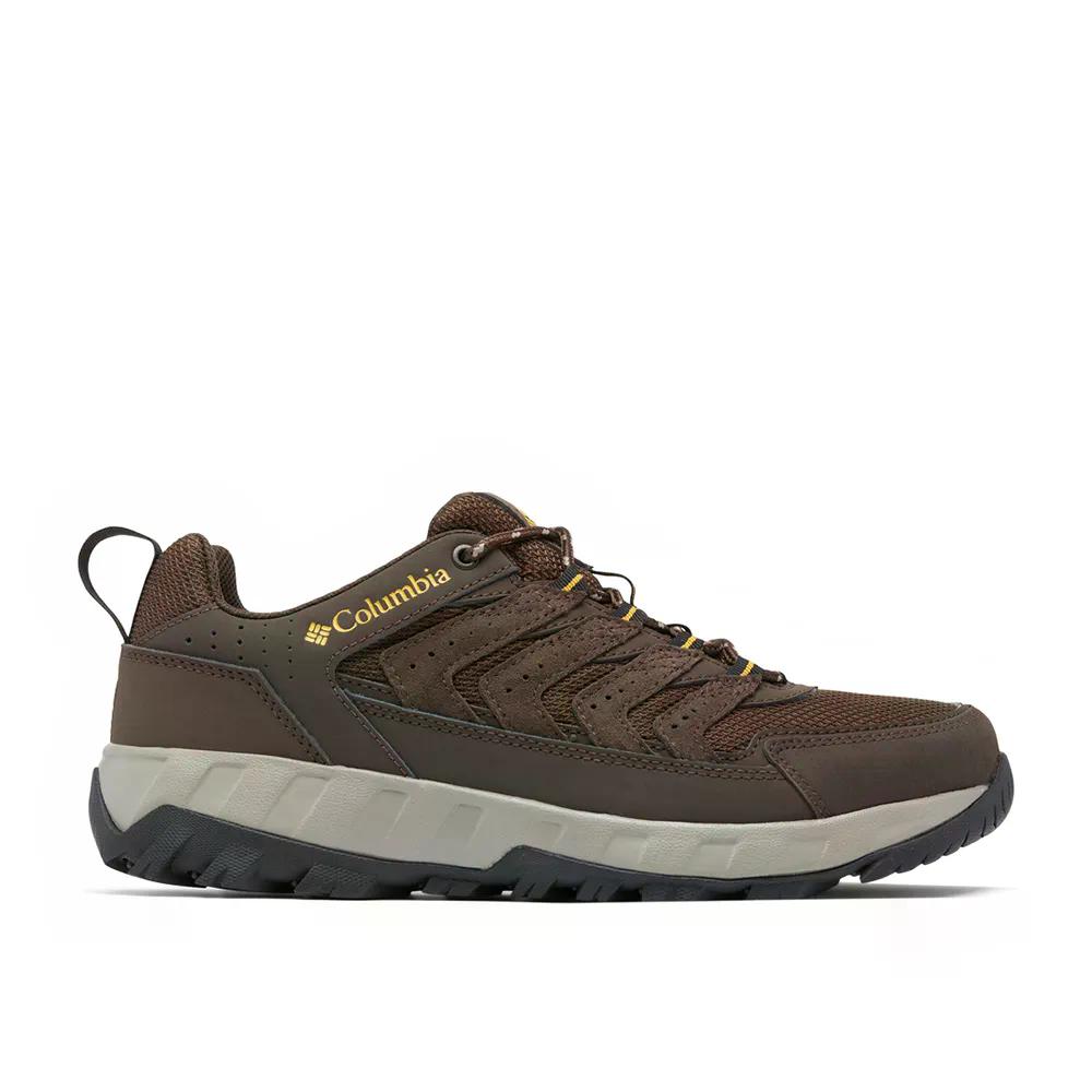 Rakuten - コロンビア ストラータ トレイル ロー ハイキングシューズ （ Cordovan/GoldenYellow ） | COLUMBIA Strata Trail Low Hiking Shoes [t]
