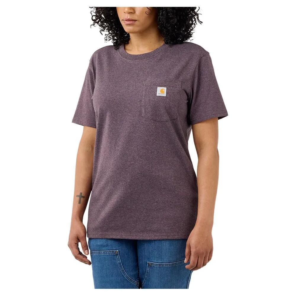 CARHARTT Workwear Pocket Original Fit short sleeve T-shirt Women´s （ BlackberryHeather ） [t]