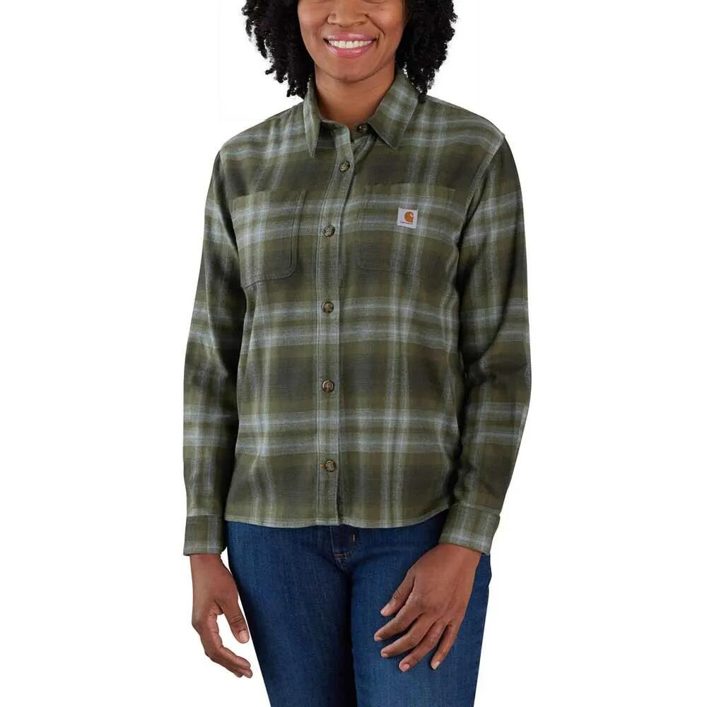 CARHARTT Rugged Flex Loose Fit long sleeve shirt Women´s （ Basil ） [t]