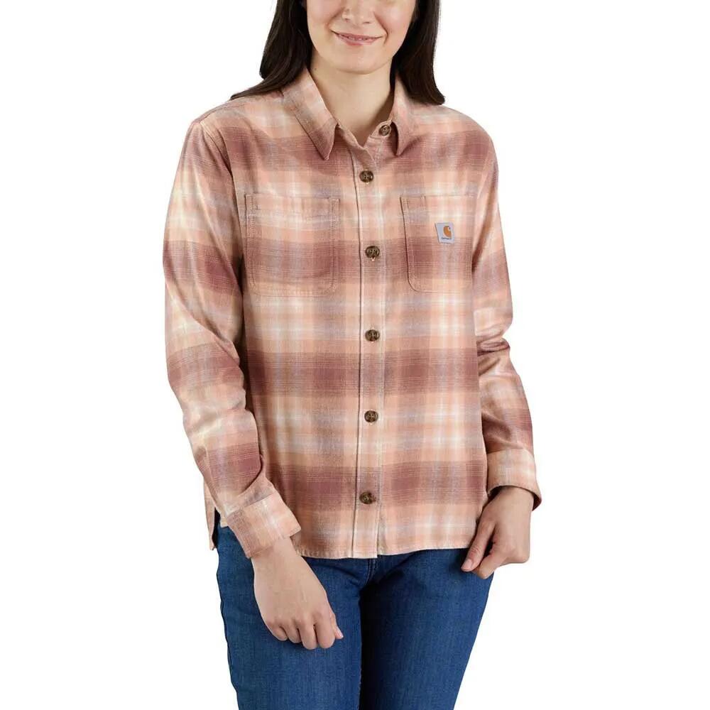 CARHARTT Rugged Flex Loose Fit long sleeve shirt Women´s （ Stucco ） [t]