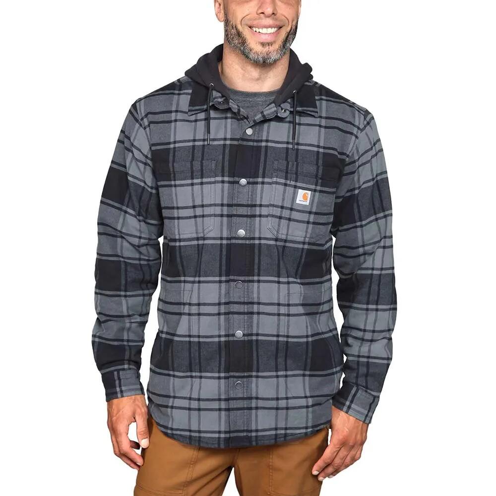 CARHARTT Rugged Flex Relaxed Fit Hood long sleeve shirt （ Elm ） [t]