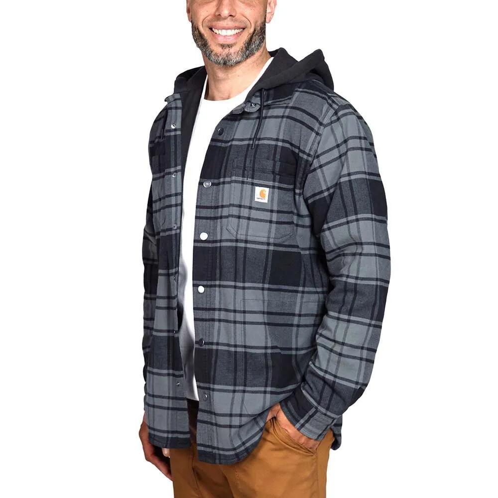 クライムスワールド 楽天市場店のCARHARTT Rugged Flex Relaxed Fit Hood long sleeve shirt （ Elm ） [t]｜アングル3