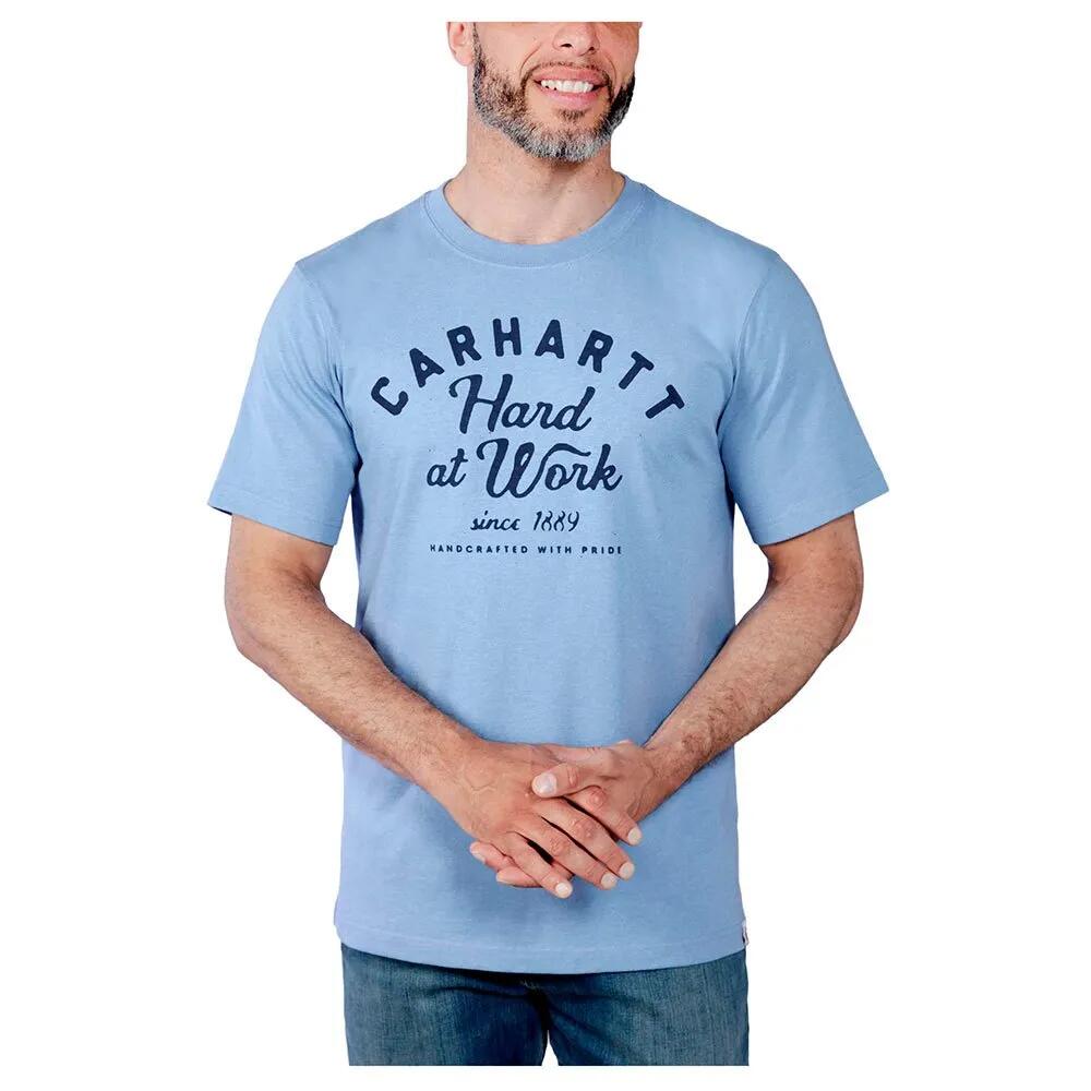 CARHARTT Relaxed Fit Graphic short sleeve T-shirt （ SkystoneHeather ） [t]