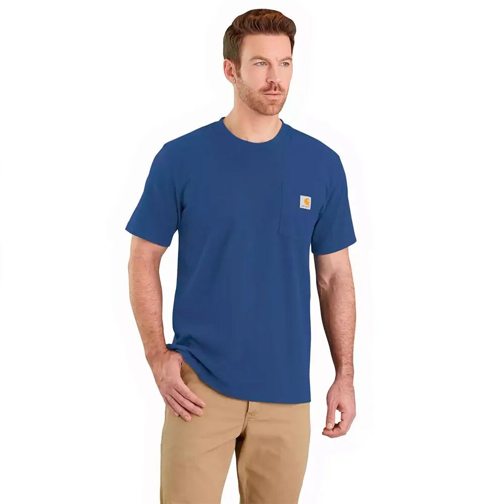 樂天商城 - CARHARTT K87 Relaxed Fit short sleeve T-shirt （ DeepOcean ） [t]