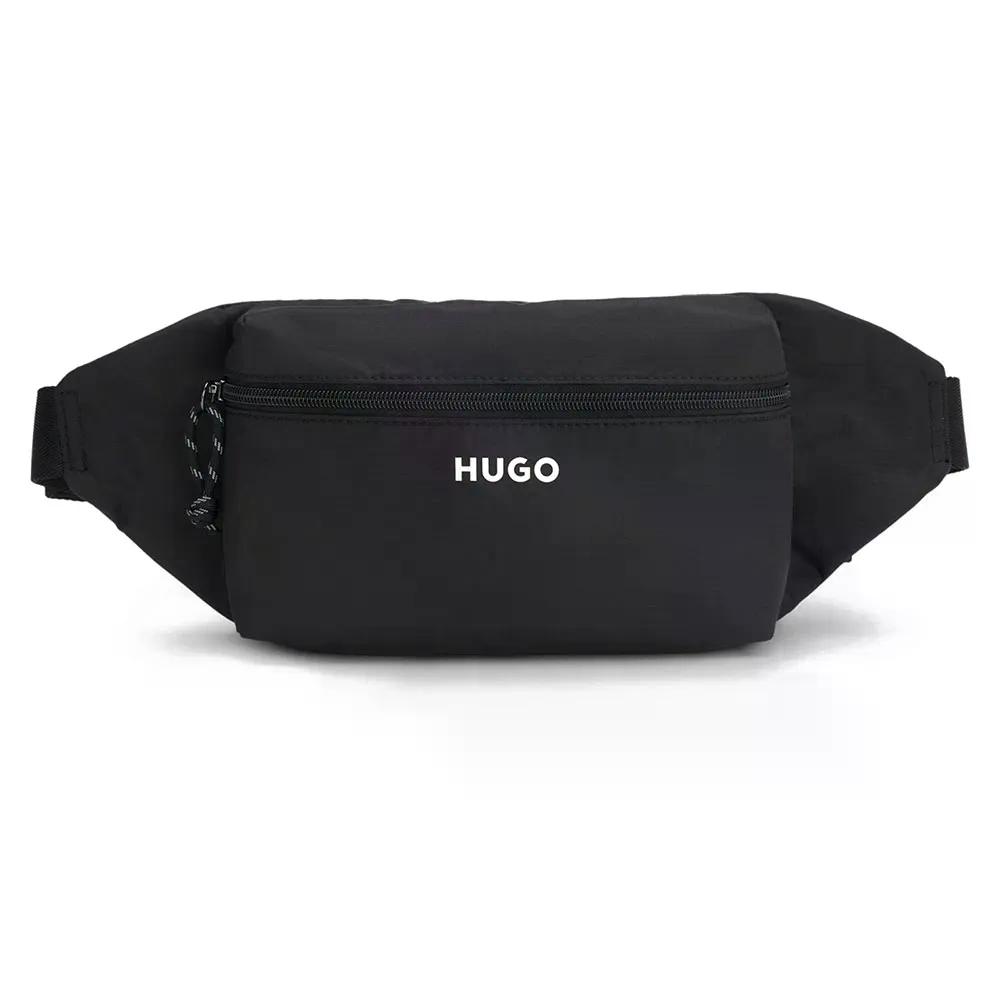 ヒューゴ エバレット 10280030 ウエストバッグ （ Black ） | HUGO Everett 10280030 Waist Bag [t]