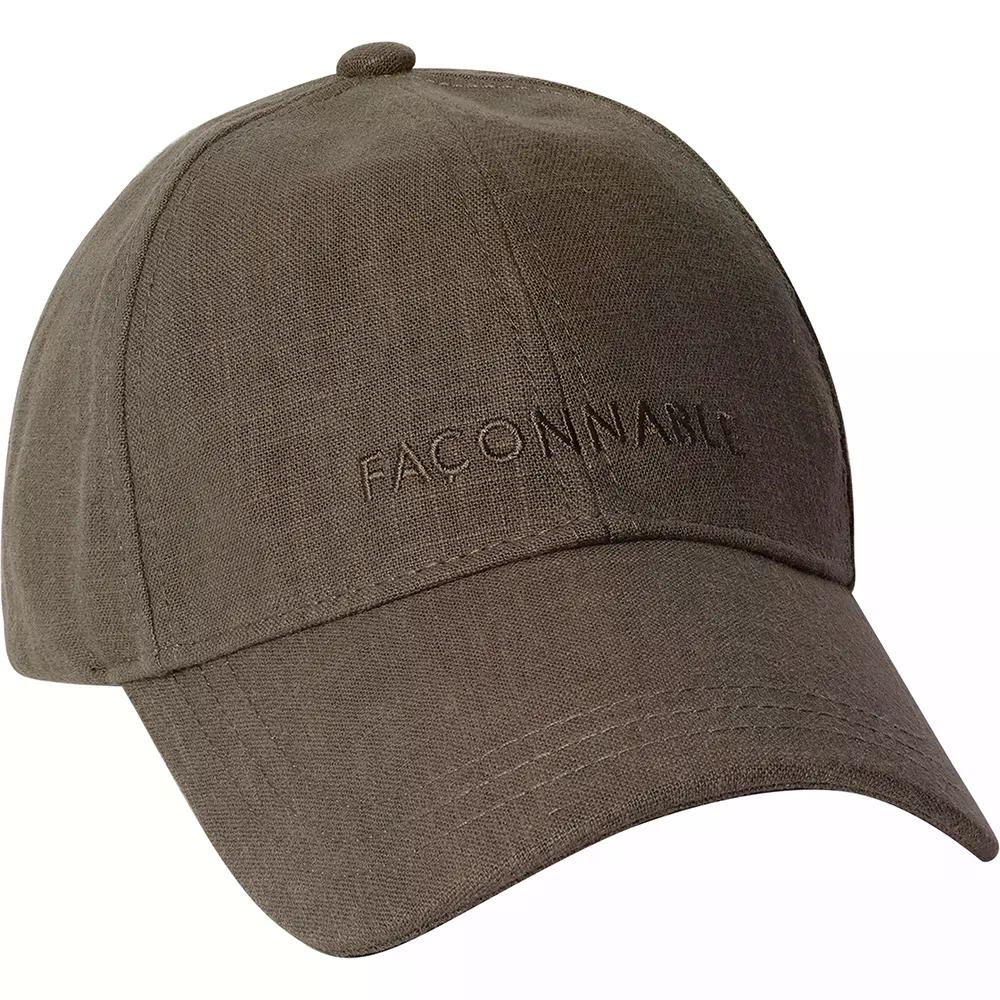 ファソナブル ブランデッド リネン キャップ （ SeagrassGreen ） | FACONNABLE Branded Linen Cap [t]