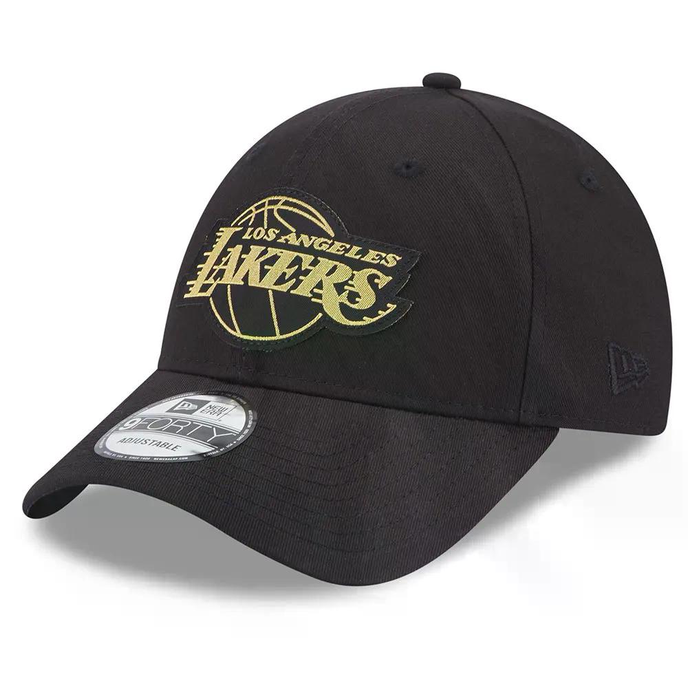 樂天商城 - NEW ERA Metallic Badge 9Forty Los Angeles Lakers キャップ （ Black ） [t]