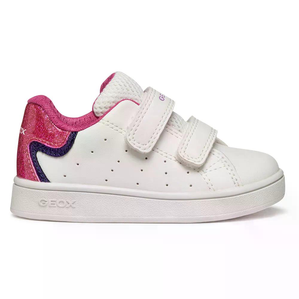 樂天商城 - GEOX B Eclyper A スニーカー （ White/Fuchsia ） [t]