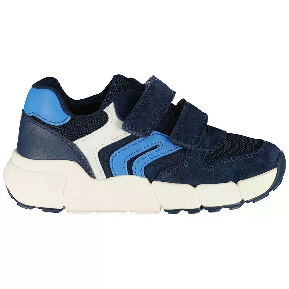 ジェオックス フレクサイパー ミニ ベビー スニーカー （ Navy/Azure ） | GEOX Flexyper Mini Baby Sneakers [t]
