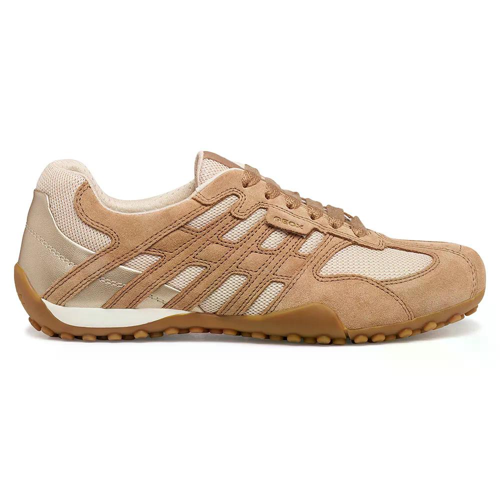 ジェオックス スネーク オリジナル スニーカー レディース （ Papyrus/Beige ） | GEOX Snake Original Sneakers Woman [t]