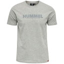 ヒュンメル レガシー ショート スリーブ ティーシャツ レディース ( Grey Melange ) | HUMMEL Legacy short sleeve ...
