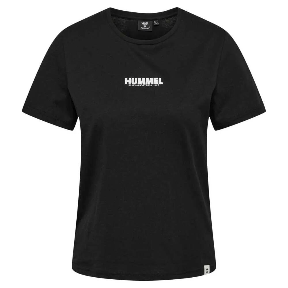 ヒュンメル レガシー ショート スリーブ ティーシャツ レディース （ Black ） | HUMMEL Legacy short sleeve T-shirt Women [t]