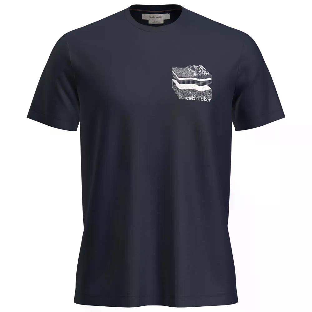 アイスブレーカー メリノ 150 テック ライト エボルビング レイ ショートスリーブ Tシャツ （ MidnightNavy ） | 