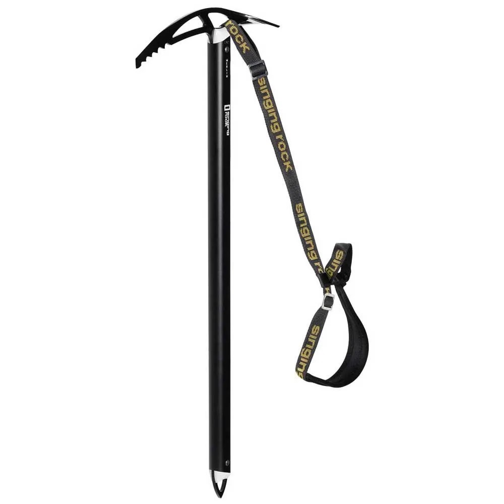 ���󥮥� ���å� �ޡ���� ������ ���å��� �� Black �� | SINGING ROCK Merlin Ice Axe [t]
