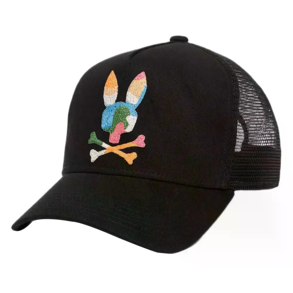 サイコバニー MO1500078 キャップ （ Black ） | PSYCHO BUNNY MO1500078 Cap [t]