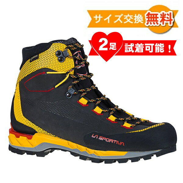 y݌ɏzy [ z X|eBo gS ebN U[ GTX ( Black / Yellow ) | La Sportiva Trango Tech Leather GTX