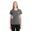 アイスブレーカー セントラル クラシック キャラバン ライフ ショート スリーブ Tシャツ レディース ( Monsoon ) | ICEBREAKER Cen...