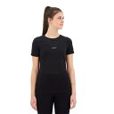 アイスブレーカー ゾーンニット ショート スリーブ Tシャツ レディース ( Black ) | ICEBREAKER ZoneKnit short sleev...