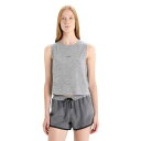 アイスブレーカー ゾーンニット スリーブレス Tシャツ レディース ( Metro Hthr ) | ICEBREAKER ZoneKnit sleeveles...