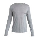 アイスブレーカー メリノ 125 クールライト スフィア III ロング スリーブ Tシャツ ( Metro Heather ) | ICEBREAKER Me...