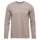 ブラックダイヤモンド ヘリテージ ワードマーク ロング スリーブ Tシャツ ( Pale Mauve ) | BLACK DIAMOND Heritage Wo...