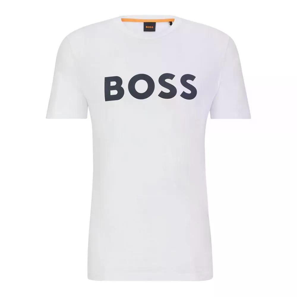 ボス シンキング 1 10246016 ショートスリーブ Tシャツ （ White ） | BOSS Thinking 1 10246016 short sleeve T-shirt 