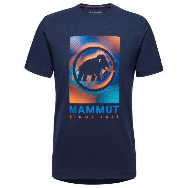 マムート トロバット Tシャツ マムート ( Marine ) | MAMMUT Trovat T-Shirt MAMMUT