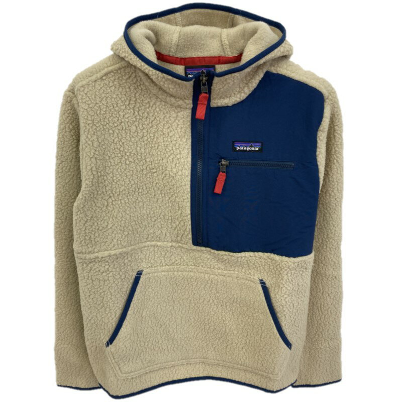 【 在庫処分 】【 即納 】 パタゴニア 〇 メンズ レトロ パイル プルオーバー （ Oar Tan ） | PATAGONIA Retro Pile Pullover Hoodie